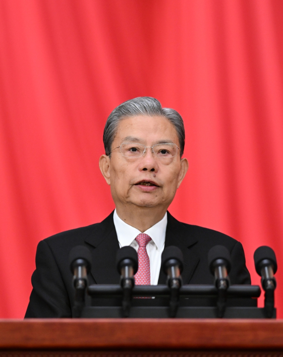 十四届全国人大四次会议举行第二次全体会议 习近平等出席
